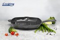 Tigaie grill Marble, Cooking by Heinner, 26.5x4.5 cm, fonta emailata, gri