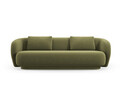 Canapea 3 locuri, Camden, Cosmopolitan Design, 204x102x72 cm, catifea, verde deschis