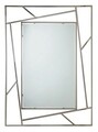 Oglinda decorativa Rayan Rectangular, Bizzotto, 90 x 120 cm, inox