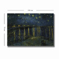 Tablou decorativ, 70100VANGOGH026, Canvas , Lemn, Multicolor