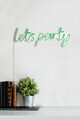 Decoratiune luminoasa LED, Lets Party, Benzi flexibile de neon, DC 12 V, Verde