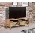 Set mobilier living 2 piese, comoda si comoda TV, Motto 2-727, Vella, atlantic pine