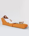 Fotoliu extensibil, Siesta, Ferndale Bean Bag, 55 - 180 cm, poliester impermeabil, portocaliu