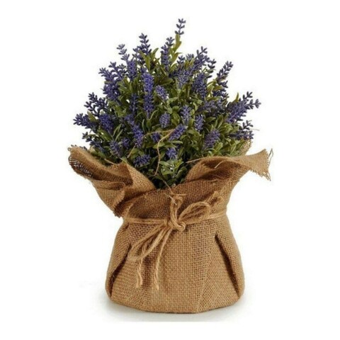 Planta decorativa Lavender, Ibergarden, 15x15x28 cm, plastic