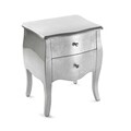 Noptiera Cagliari Silver, Versa, 50 x 39 x 60 cm, MDF