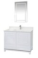 Set mobilier de baie (2 piese), Jussara, Ohio 42, Alb