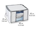 Cutie cu sac pentru vidat Vacuum Soft Box, Wenko, 40x25x42 cm, plastic/polipropilena, alb