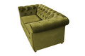 Canapea Oxford Chesterfield, 93x183x75 cm, 2 locuri, Olive