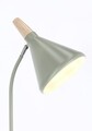 Lampadar Brill, Bizzotto, 31x20x148 cm, 1 x E27, 25W, otel/lemn de pin, verde sage