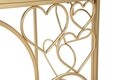 Consola Heart, Mauro Ferretti, 120x43x80 cm, fier, auriu