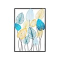 Decoratiune de perete, Atmi 2, Metal, Dimensiune: 70 x 50 cm, Multicolor