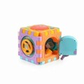 Jucarie cub interactiv, Baby Blocks, HE0530, 18M+, plastic, multicolor