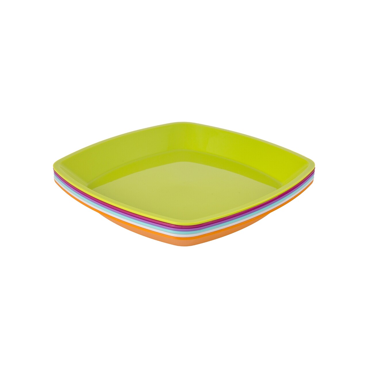 Set 6 Farfurii, Casa Plastor, Enery, 19 Cm Ø, Plastic, Multicolor