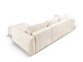 Coltar extensibil dreapta 4 locuri, Kaelle, Micadoni Home, BL, 252x165x87 cm, poliester chenille, bej deschis