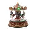 Decoratiune cu lumini si miscare Carousel, Lumineo, 9 LED-uri, multicolor