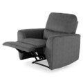 Fotoliu cu recliner manual, Adele, L.94 l.90 H.99, stofa, gri