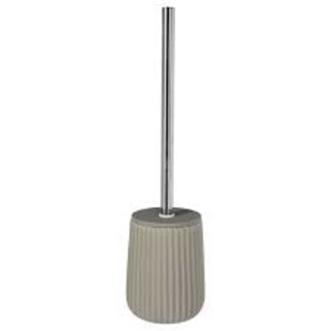 Perie pentru toaleta cu suport, JJA, 138084G, ceramica/inox, bej