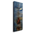 Tablou decorativ, PC085, Canvas, 30 x 80 cm, Multicolor