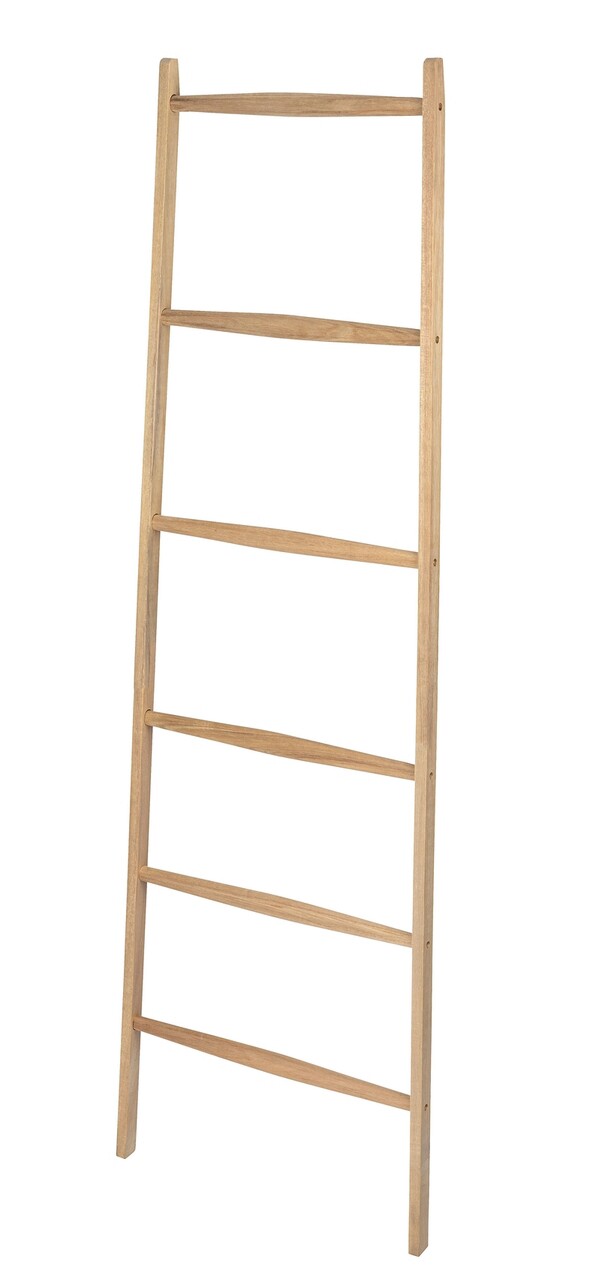 Suport pentru prosoape, Wenko, Acina Ladder, 55 x 21 x 170.5 cm, lemn, natur