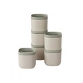 Set 6 recipiente cu capac BergHOFF, Leo, 6.9 x 6.9 x 6.6 cm, 160 ml, polipropilena reciclata/cauciuc