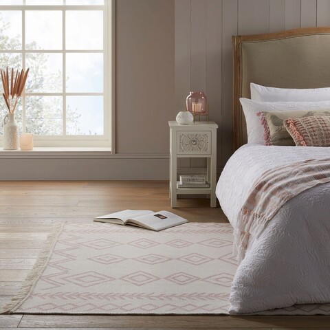 Covor Edie, Flair Rugs, 160x230 cm, bumbac, roz