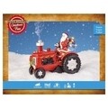 Decoratiune luminoasa si muzicala Santa' s Tractor, Lumineo, 7 LED-uri, 19x15 cm, cu efect de abur