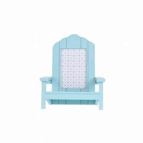 Ramă foto Beach Chair, 20 x 19 x 23 cm, MDF, bleu