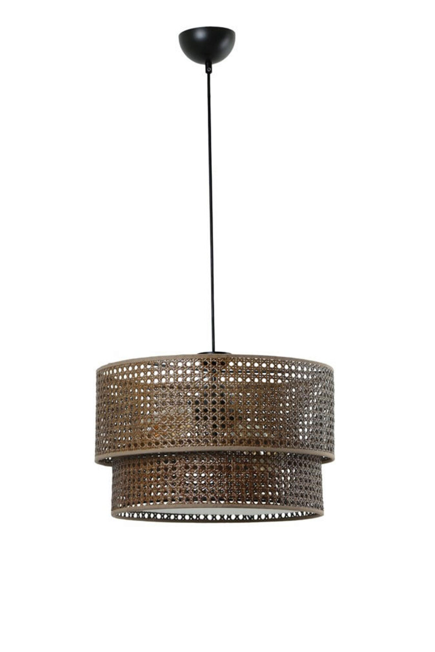 Lustra, Rattan, 941RTN1107, Ratan, Bronz