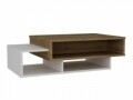 Masuta pentru living, Wooden Art, Tab White Walnut, 105x32x60 cm