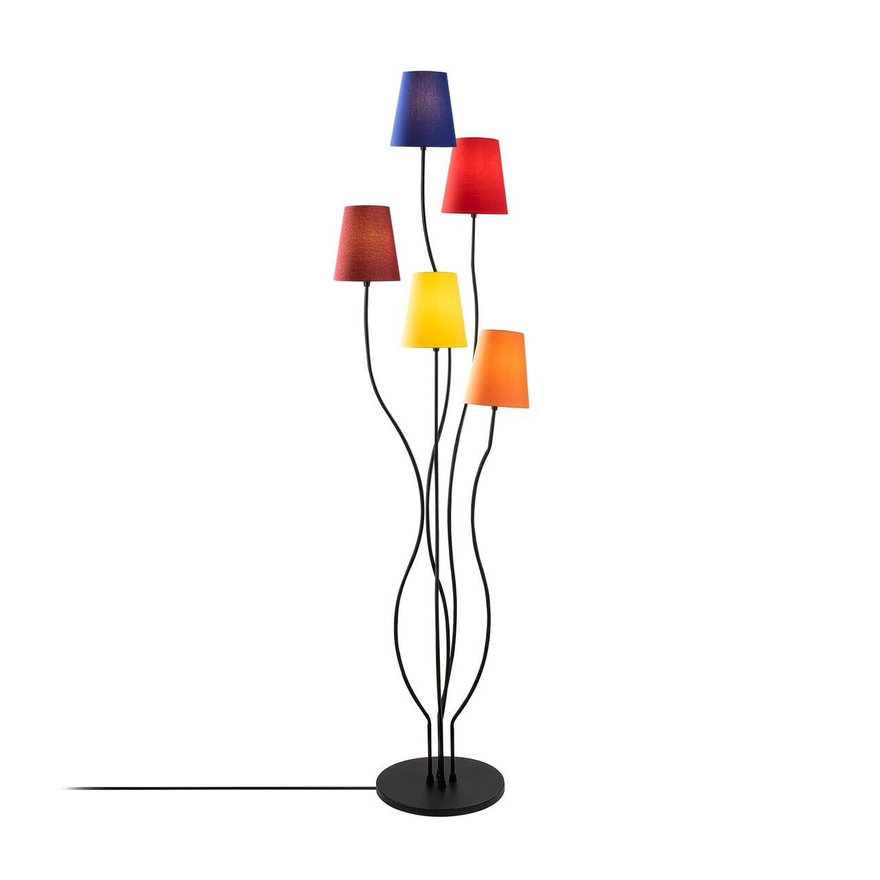 Lampadar, Bonibon - 13232, Fulgor, 44 X 44 X 160 Cm, 5 X E14, 40W, Multicolor