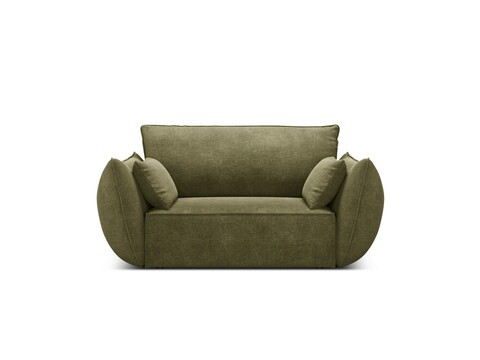 Fotoliu, Kaelle, Micadoni Home, BL, 128x100x85 cm, poliester chenille, verde