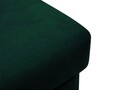 Taburet, Moghan, Micadoni Home, GL, 70x70x45 cm, catifea, verde bottle