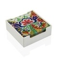 Set 6 suporturi pentru pahare Giardino, Versa, 10.5x10.5 cm, sticla