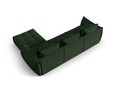 Coltar modular reversibil 2 locuri, Bloom-86, Micadoni Home, 332x216x95 cm, tesatura structurata, verde muschi