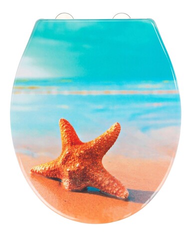 Capac de toaleta, Allstar, Mare, 37.5 x 45 cm, duroplast, multicolor