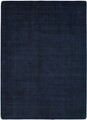 Covor lucrat manual, Viscoze Azul Liso 01 Navy, 60 x 110 cm, 100% poliester, bleumarin