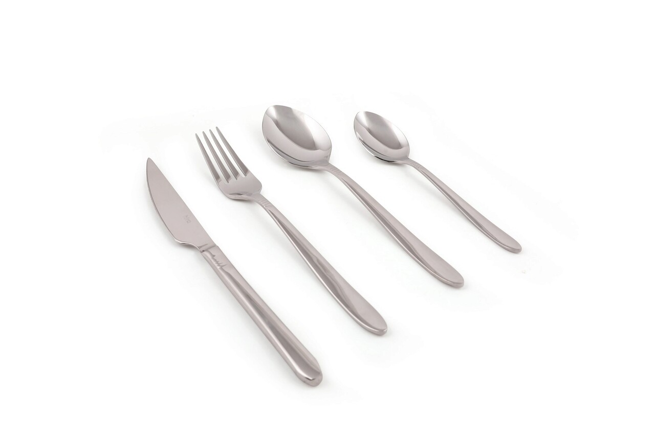 Set tacamuri, Dynasty, 960DYN1708, Inox , Lingura 21 cm, Argintiu - 1 | YEO