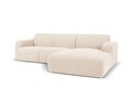 Coltar dreapta 4 locuri, Molino-101, Micadoni Home, 250x170x72 cm, tesatura boucle, bej