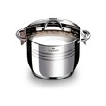 Oala cu capac Gourmet Line, Blaumann, 20 x 14.5 cm/ 4.3 L, inox, argintiu