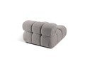 Modul pentru canapea modulara, 1 loc, Bellis-213, Micadoni Home, 94x94x70 cm, tesatura boucle, gri deschis