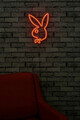 Decoratiune luminoasa LED, Playboy, Benzi flexibile de neon, DC 12 V, Rosu