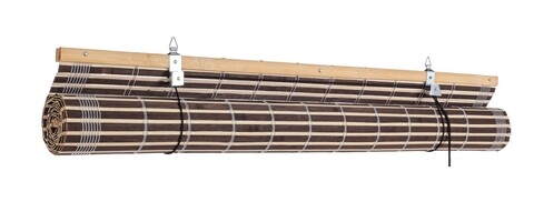 Jaluzea tip rulou Marsiglia Walnut, Bizzotto, 150x260 cm, bambus, maro