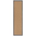 Covor Kira Jute Grey, Flair Rugs, 60x230 cm, iuta/poliester, gri