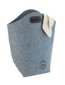 Cos pentru rufe, Wenko, Felt, 42 L, poliester, gri