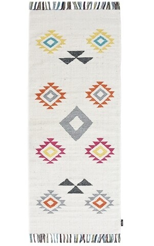 Covor Kilim, Country Modern 330, Baketo, 100% bumbac, lucrat manual, 60x200 cm