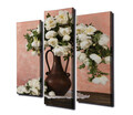 Set 3 tablouri decorative, UC037, Canvas, 45 x 20 cm, Multicolor