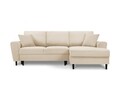 Coltar extensibil dreapta 4 locuri, Moghan, Micadoni Home, BL, 241x145x88 cm, velur, bej