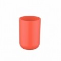 Suport periute si pasta de dinti Brasil Coral, Wenko, 7.3 x 10.3 cm, plastic, corai