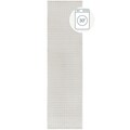 Covor Elton Stripe Wash Ivory, Flair Rugs, 60x240 cm, polipropilena/poliester, ivoriu