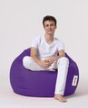 Fotoliu puf, Bean Bag, Ferndale Premium XXL, 115 x 130 cm, poliester impermeabil, mov